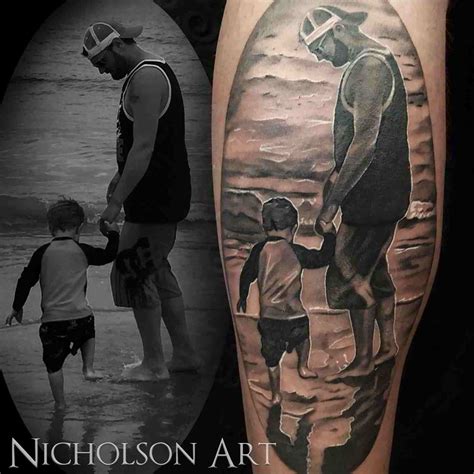 tatuajes padre e hijos|Tatuajes de Padres e hijos